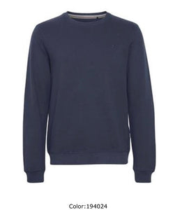 Blend basic sweater blauw